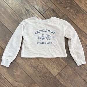 SO Girls Light Gray Brooklyn Cycling Sweatshirt